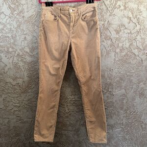 Pilcro And The Letterpress Script Corduroy Pants Women’s 30x27 Tan Skinny